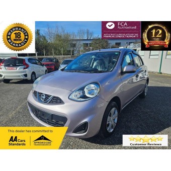 2015 Nissan Micra 18M WARRANTY,WARRANTED MILES, REVCAM 1.2 5dr